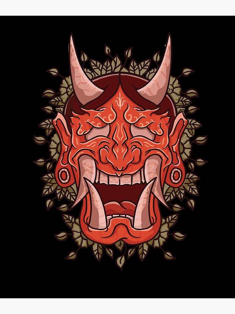 "Chinese Devil Mask" Poster for Sale by DavinciStore21 Redbubble