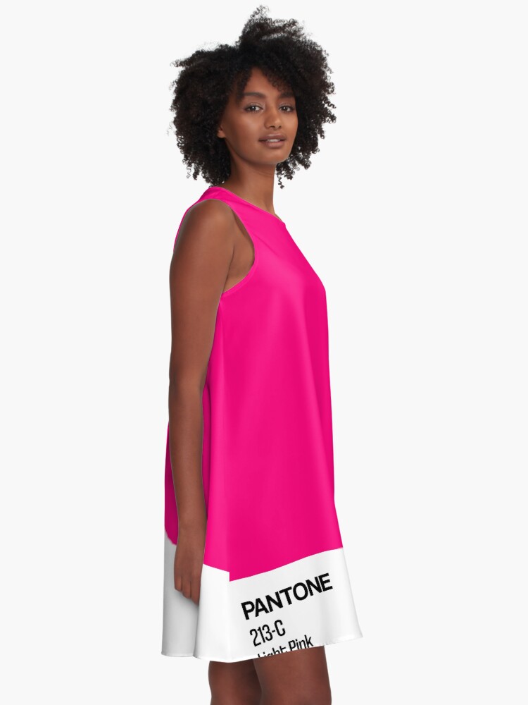 Baby pink a line on sale dress