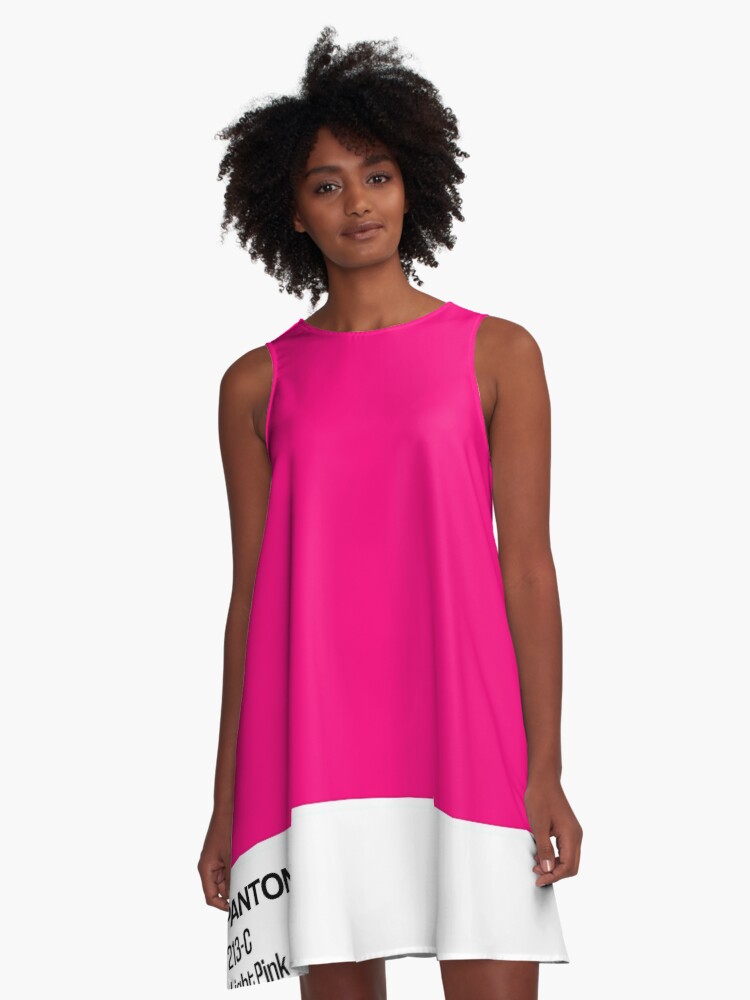 Baby pink shop a line dress