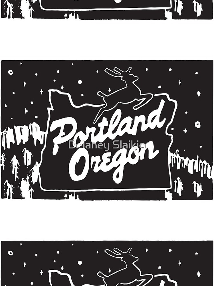 Portland Deer Sign Iphone Case For Sale By Delaneyslaikjer Redbubble