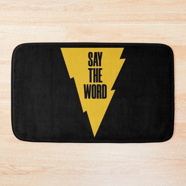 Item preview, Say the Word... Black Adam designed and sold by 90sOE.