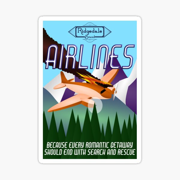 Ridgedale Brand Airlines Sticker