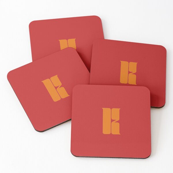 Item preview, Red and Orange Letter k Initial designed and sold by hughvdl.