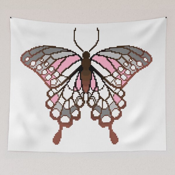 Artikelvorschau, Demigirl Pride Butterfly entworfen und verkauft von MetallicWings15.