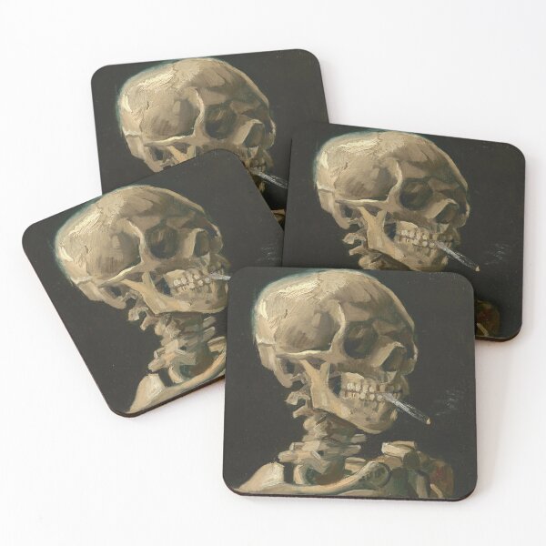 Item preview, Vincent van Gogh - Head of a skeleton with a burning cigarette designed and sold by vakashop.