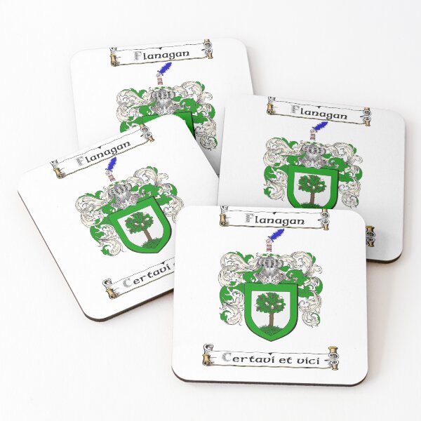 Item preview, Flanagan Family Crest and Motto designed and sold by Hibernia29.