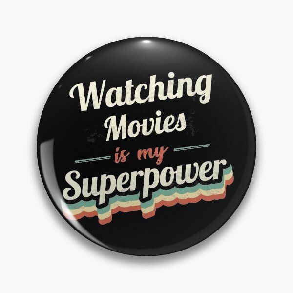 Item preview, Watching Movies is my Superpower  designed and sold by Custom365.