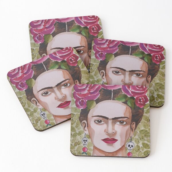 Item preview, Frida Kahlo Watercolour designed and sold by Karen Huwen.