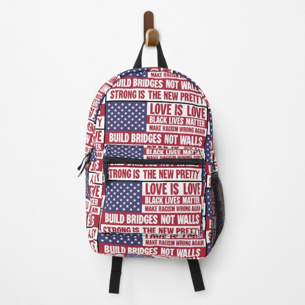 Item preview, American flag with liberal slogans designed and sold by Good-Looking Corpse.