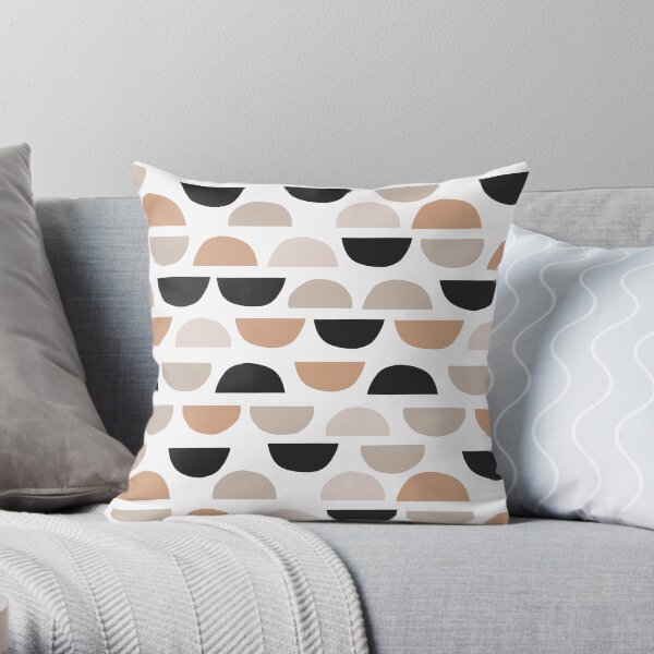 Shapes Pattern Minimal Abstract Throw Pillow