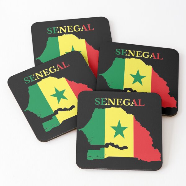 Item preview, Senegal Map Flag designed and sold by marosharaf.