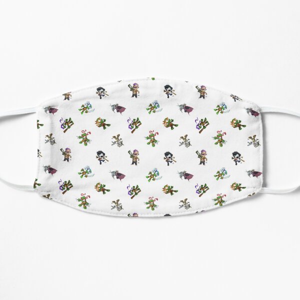 Tiny Turtle Print Flat Mask
