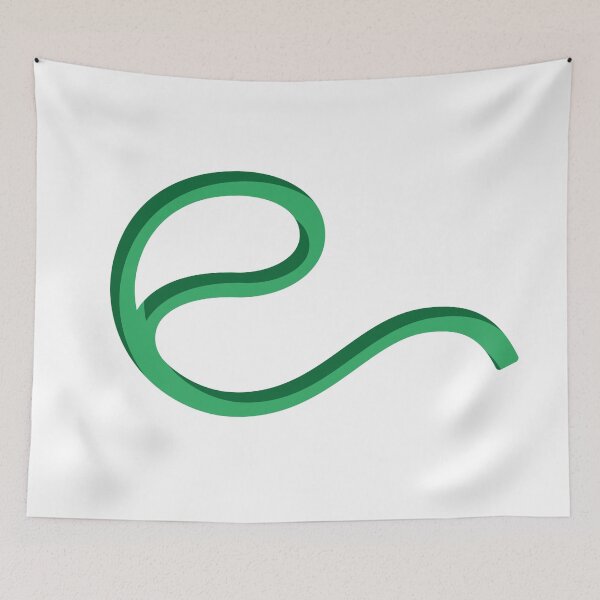 Item preview, Green Letter E Initial designed and sold by hughvdl.
