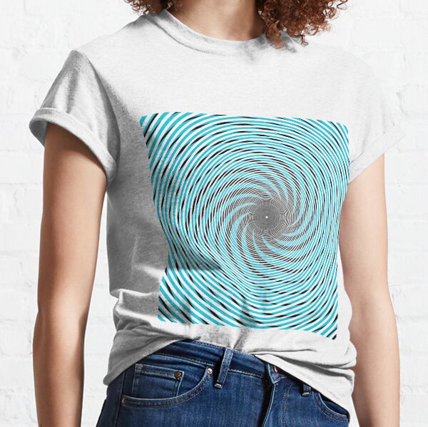 Optical illusion Concentric Circles Geometric Art - концентрические круги Classic T-Shirt