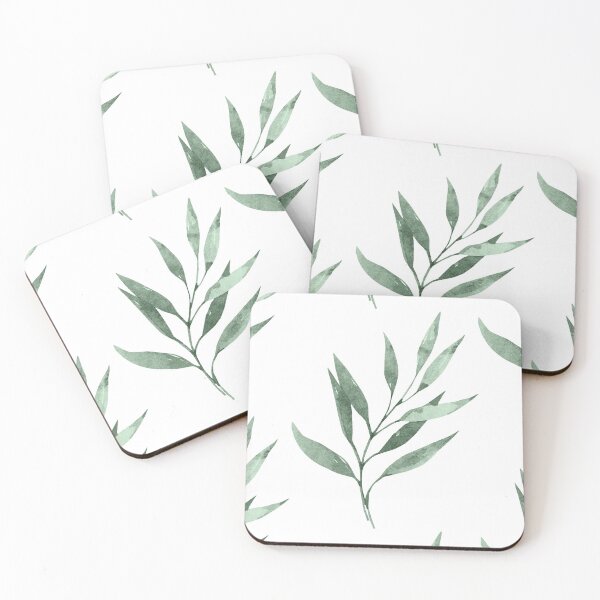 Item preview, Simple eucalyptus pattern 2 designed and sold by adiosmillet.