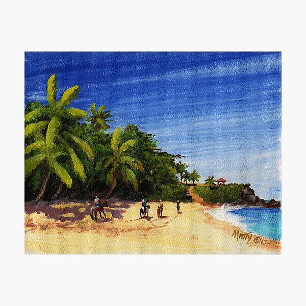 Item preview, "Domes Beach by Horseback" Rincon, Puerto Rico designed and sold by MattyDread.