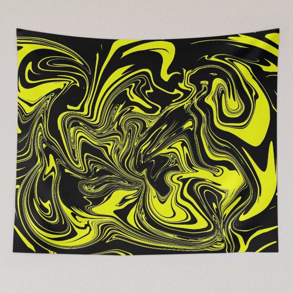 Item preview, Liquified black and yellow designed and sold by Rccola55.