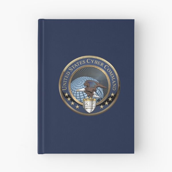 Item preview, United States Cyber Command - CYBERCOM Emblem over Blue Velvet designed and sold by Serge Averbukh Art Studio.