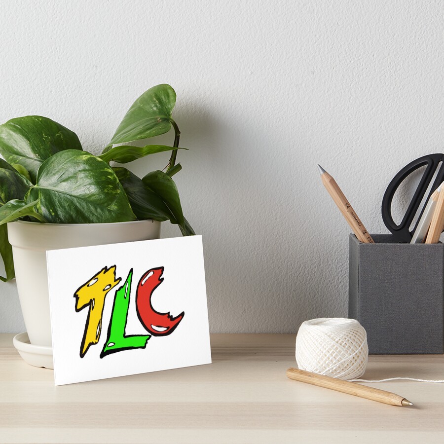 "TLC Girl Group Band Logo" Art Board Print by MikaBella08 Redbubble