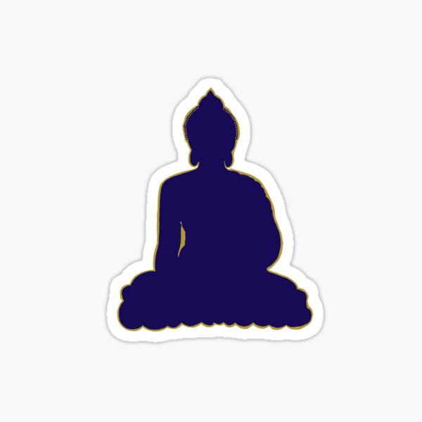Meditating Buddha Sticker