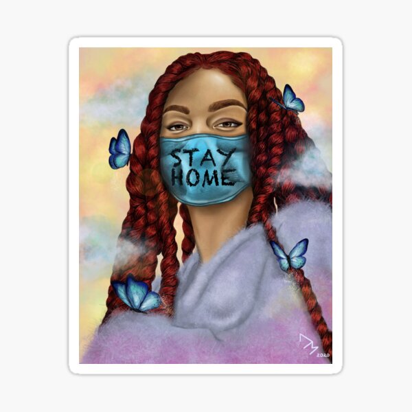 Stay Home Sticker