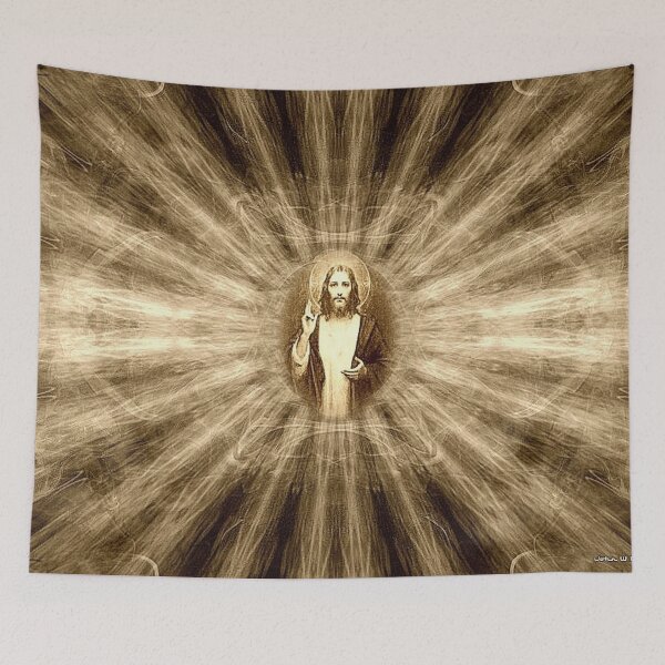 Item preview, Jesus God Colorful Geometry Pattern designed and sold by starcraft542.