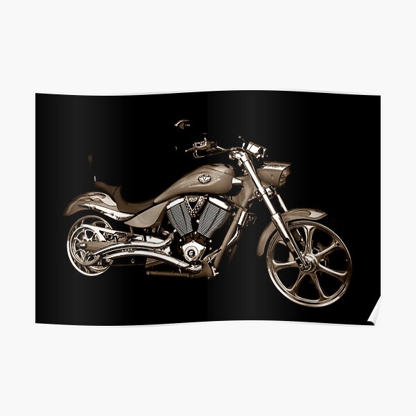 Victory Motorcycle Posters Redbubble - how do you ride a motorcycle in roblox