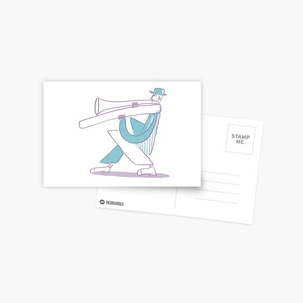 Tromboneman Postcard