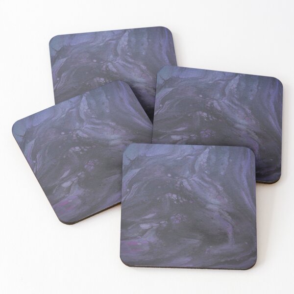 Item preview, Dark Purple Fluid Art Design  designed and sold by pheebstheartist.