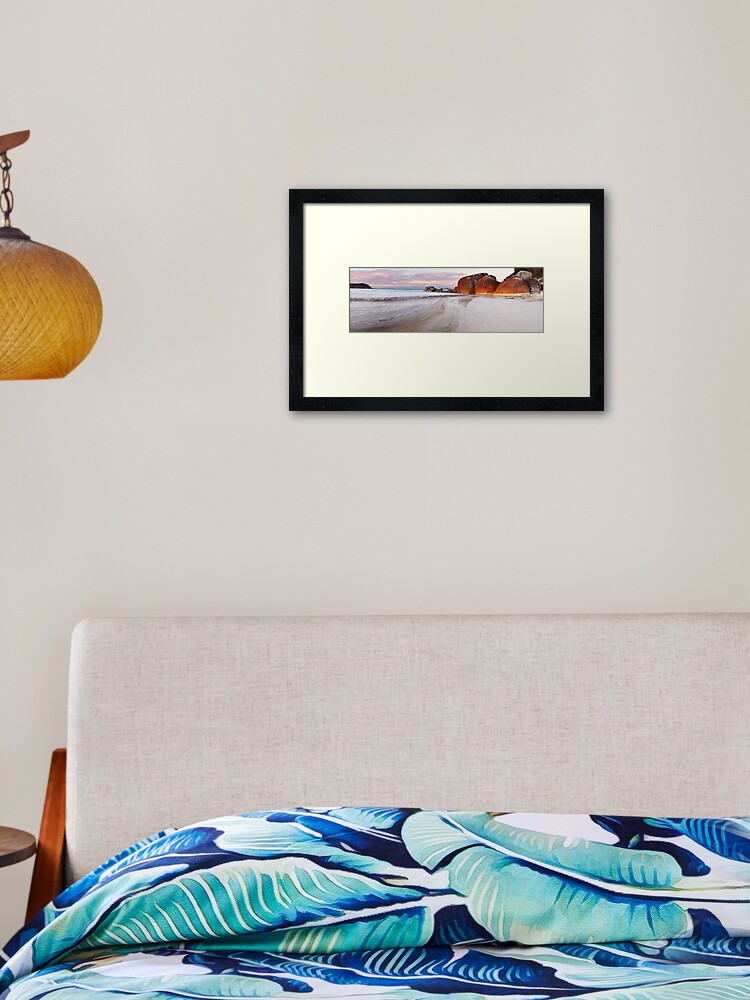 Thumbnail 2 of 7, Framed Art Print, Squeaky Beach, Wilsons Promontory, Victoria, Australia designed and sold by Chockstone.