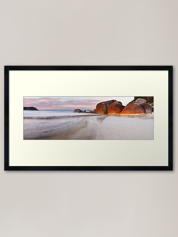 Alternate view of Squeaky Beach, Wilsons Promontory, Victoria, Australia Framed Art Print