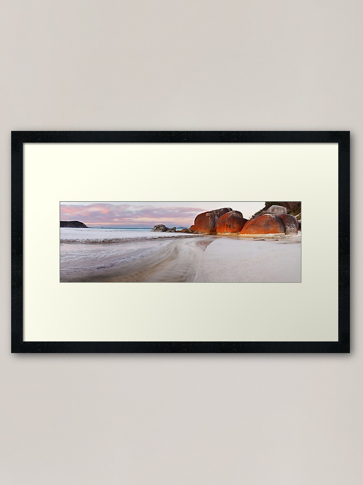 Alternate view of Squeaky Beach, Wilsons Promontory, Victoria, Australia Framed Art Print