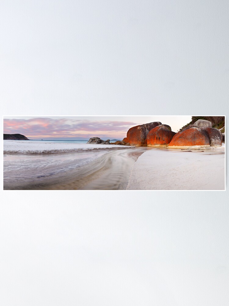 Alternate view of Squeaky Beach, Wilsons Promontory, Victoria, Australia Poster