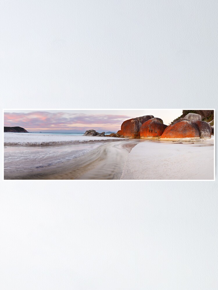 Alternate view of Squeaky Beach, Wilsons Promontory, Victoria, Australia Poster