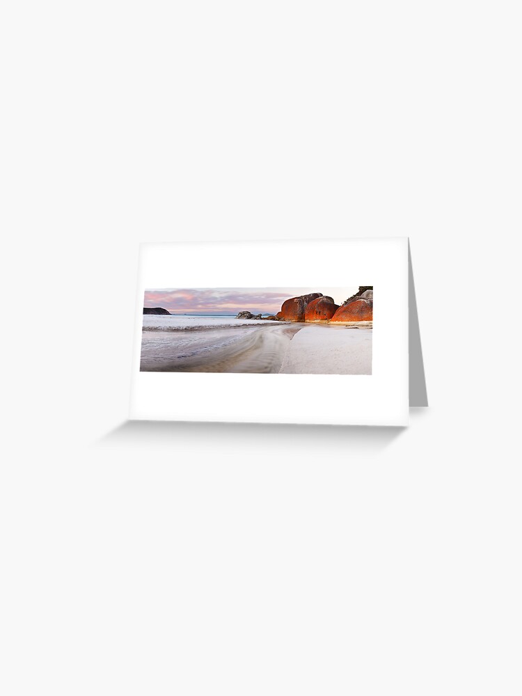Thumbnail 1 of 2, Greeting Card, Squeaky Beach, Wilsons Promontory, Victoria, Australia designed and sold by Chockstone.
