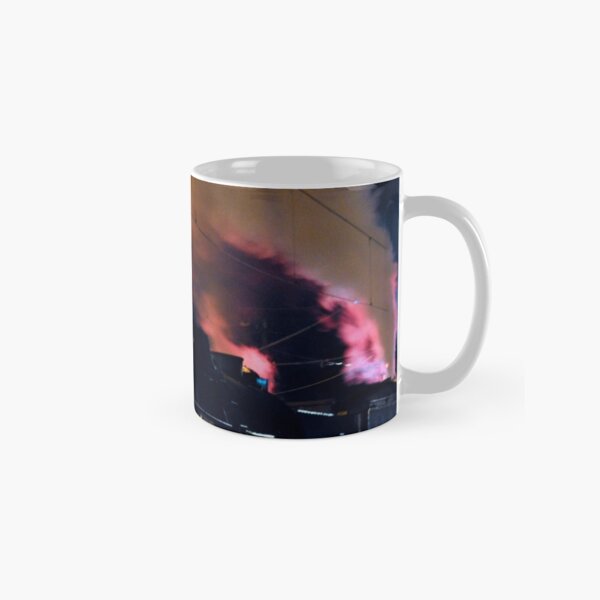 Steam train at night Classic Mug