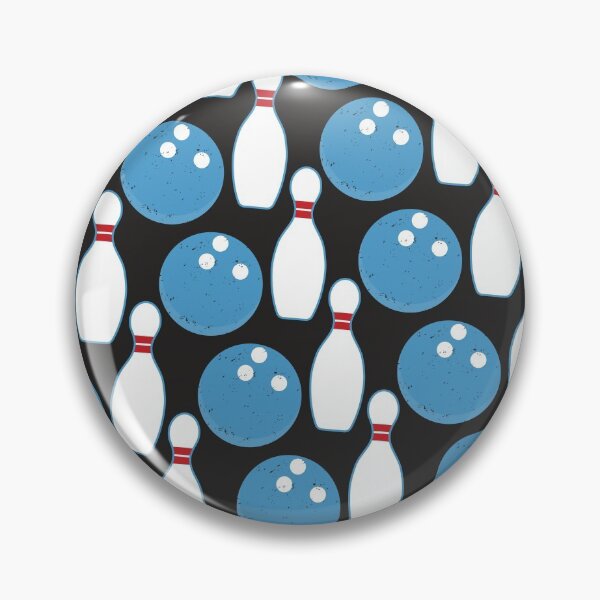 Item preview, Cool Black Blue Bowling Pattern designed and sold by BuiceJox.