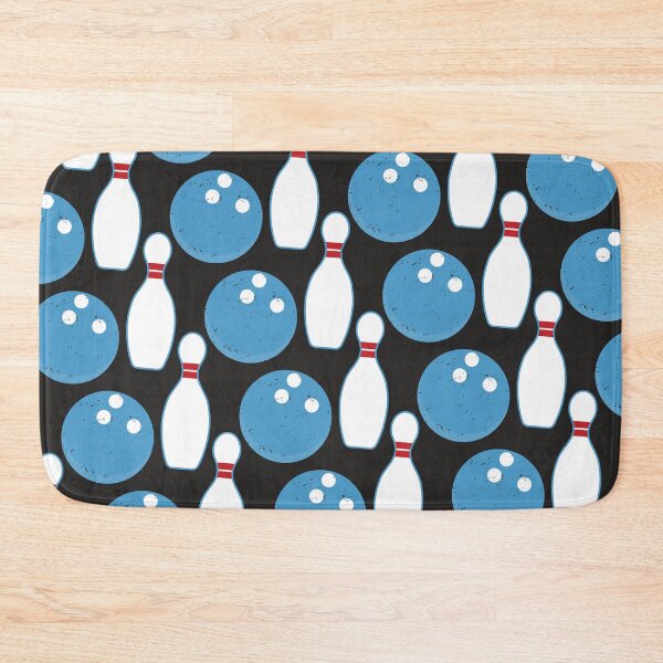 Item preview, Cool Black Blue Bowling Pattern designed and sold by BuiceJox.