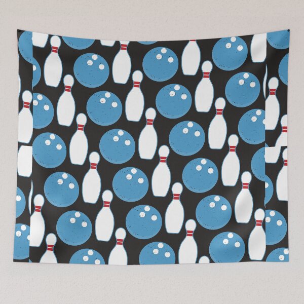 Item preview, Cool Black Blue Bowling Pattern designed and sold by BuiceJox.