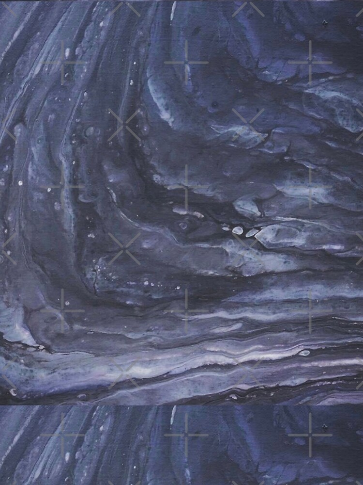 Deep Space Fluid Art Design by pheebstheartist
