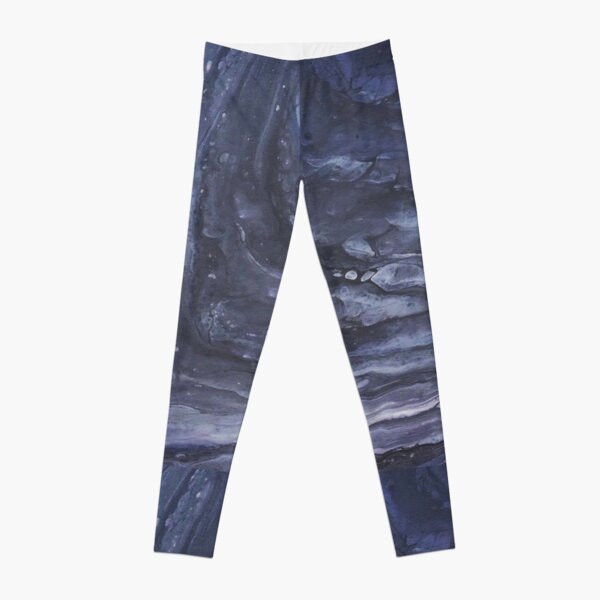 Deep Space Fluid Art Design Leggings