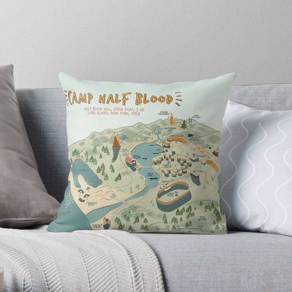 Order Percy Jackson Camp Half Blood Map Area Rug from Brightroomy now!