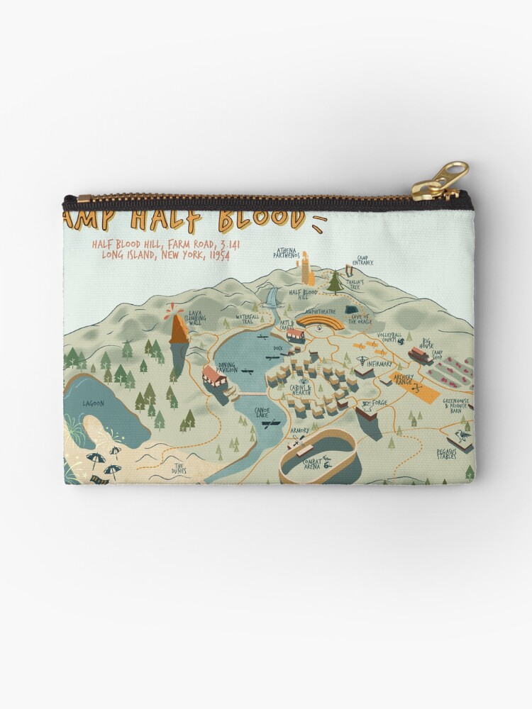 Camp Half-Blood Map DIGITAL DOWNLOAD || Percy Jackson Camp Map || PJO  Poster Art Print