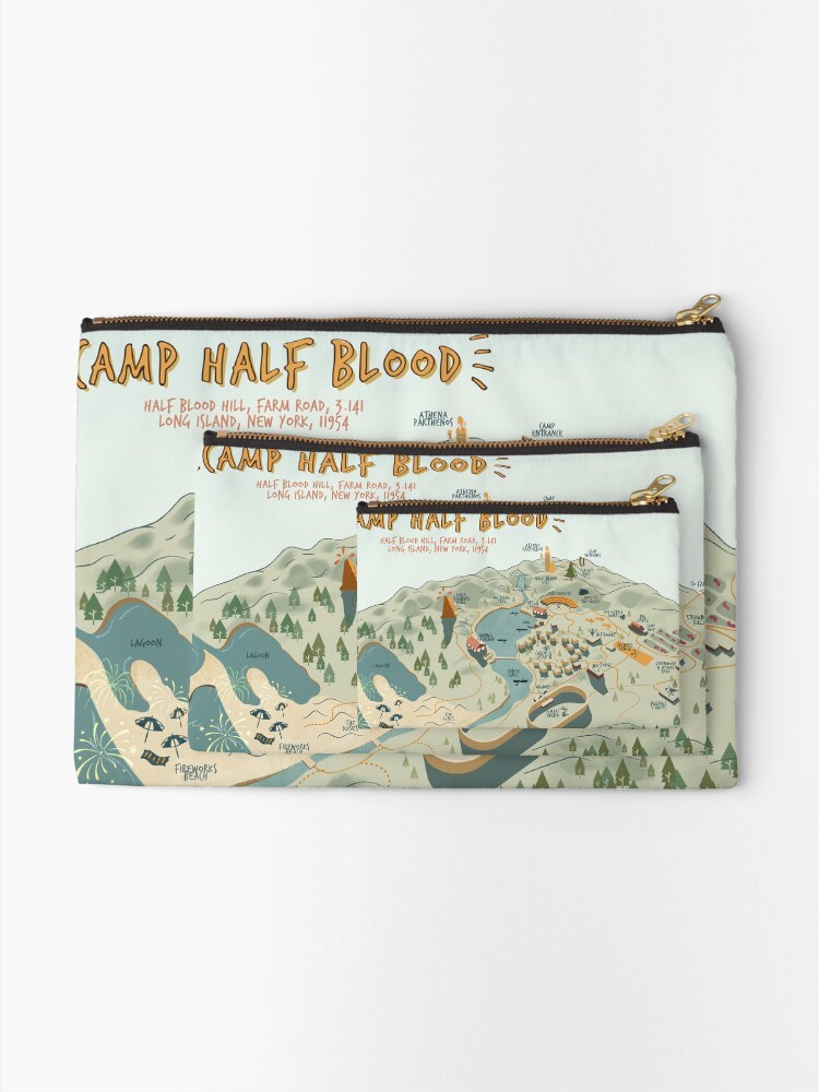 Map of Camp Half Blood Postcard for Sale by roxxell l