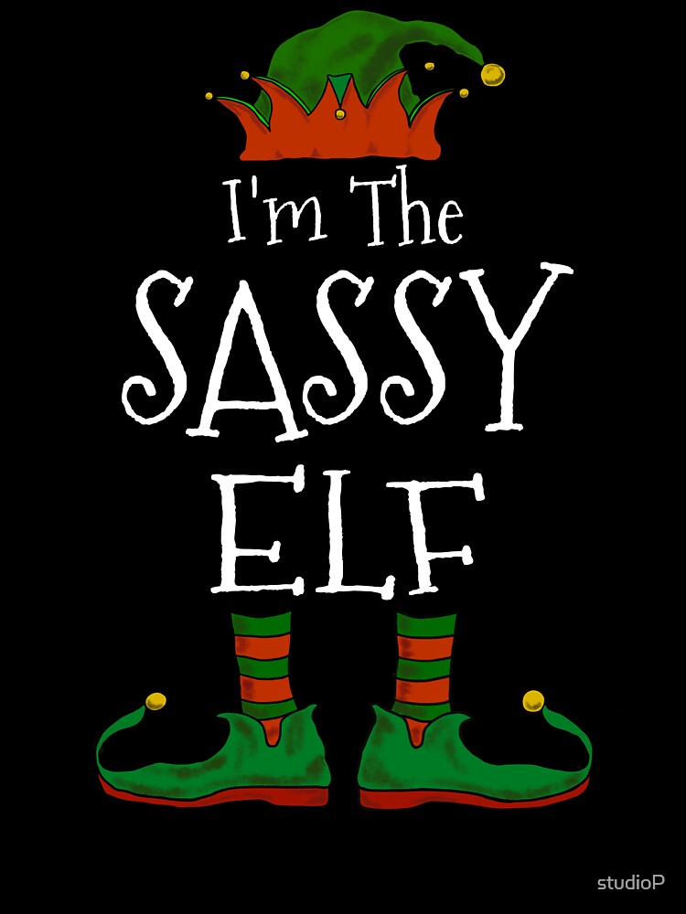 The Sassy Elf Family Matching Funny Christmas Gift Women T-Shirt The Sassy Elf Family Matching Funny Christmas Gift Women T-Shirt