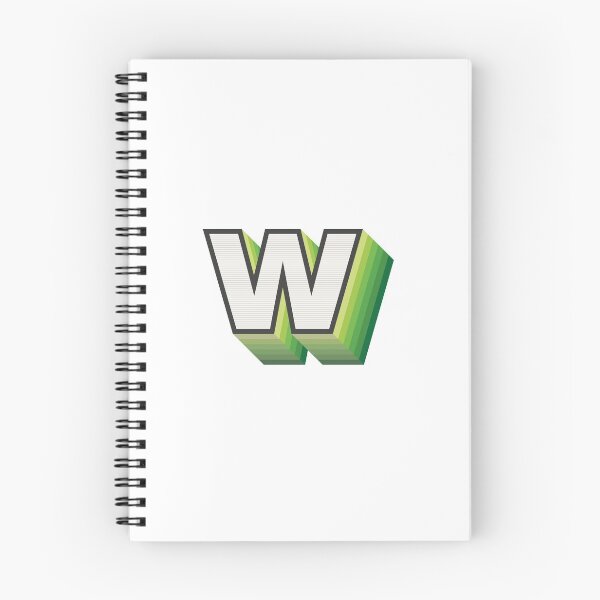 Item preview, Green Letter W Initial designed and sold by hughvdl.