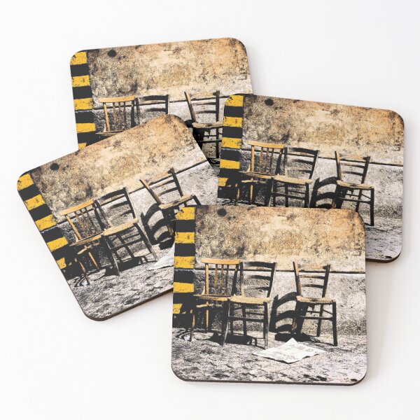 Item preview, Three chairs and newspaper designed and sold by Giuseppe Cocco.