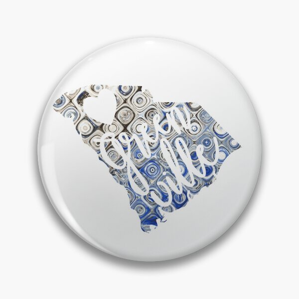 Item preview, Greenville South Carolina Map designed and sold by candhdesigns.