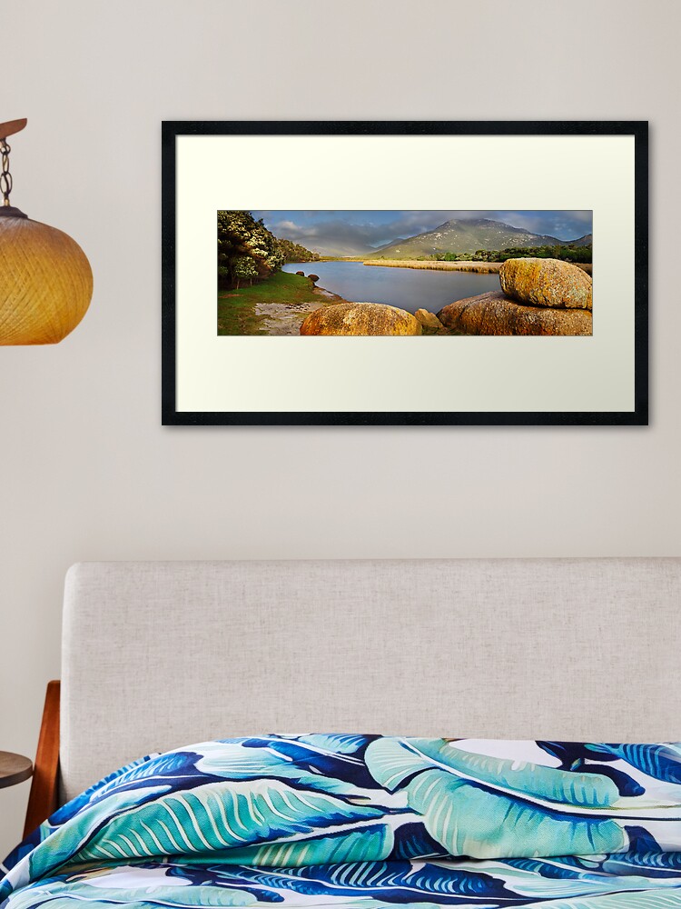 Thumbnail 2 of 7, Framed Art Print, Tidal River, Wilsons Promontory, Victoria, Australia designed and sold by Chockstone.