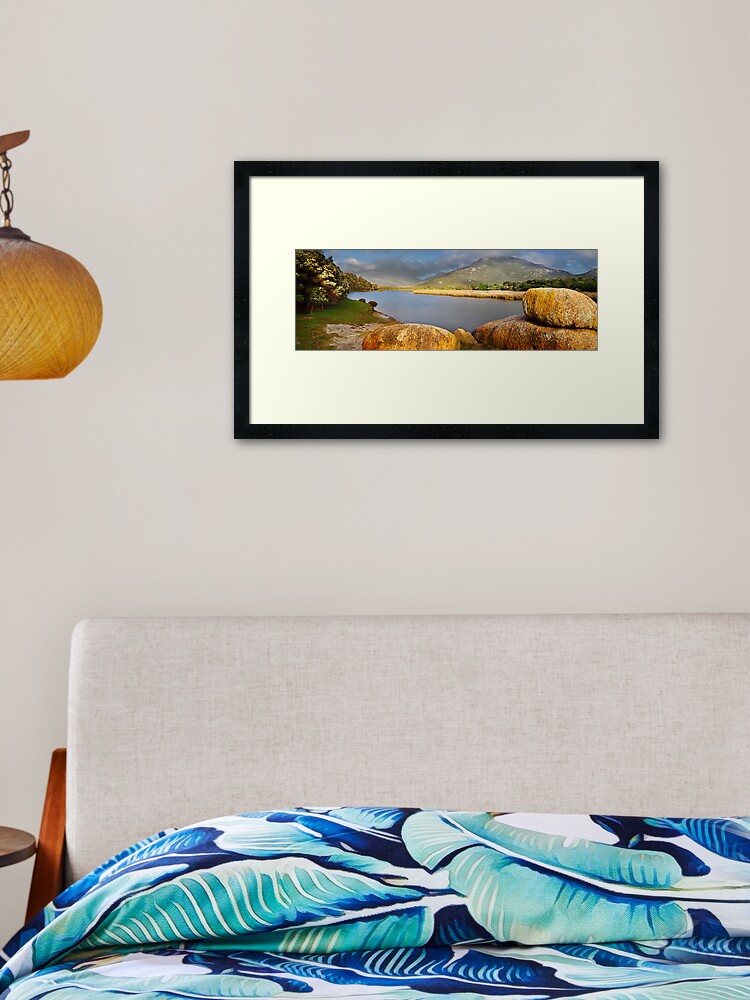 Thumbnail 2 of 7, Framed Art Print, Tidal River, Wilsons Promontory, Victoria, Australia designed and sold by Chockstone.